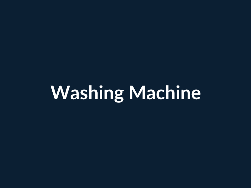 Goods Group washing machine — placeholder image