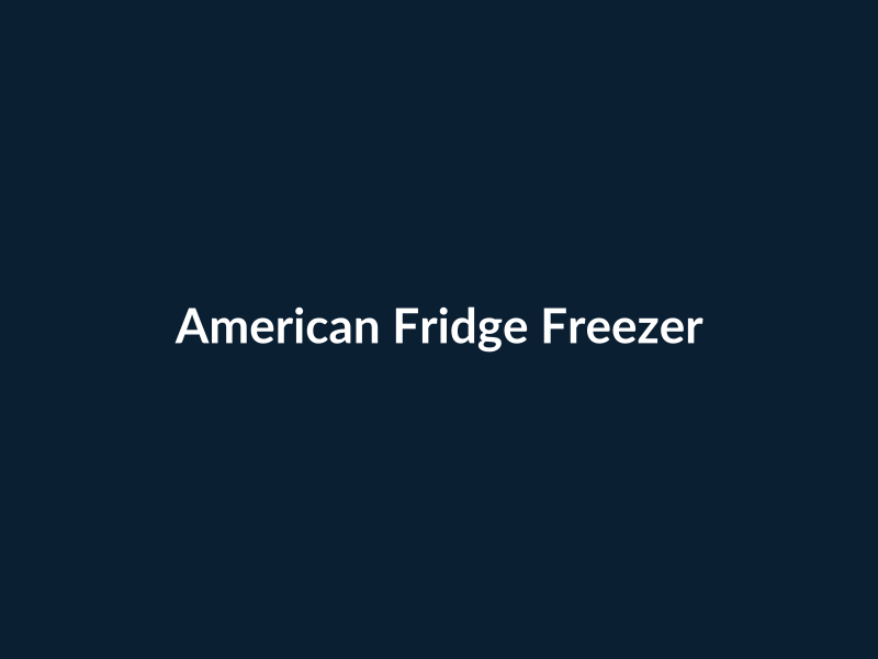 Goods Group American style fridge freezer — placeholder image
