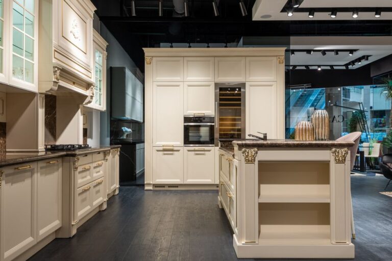 Kitchen appliances showroom display